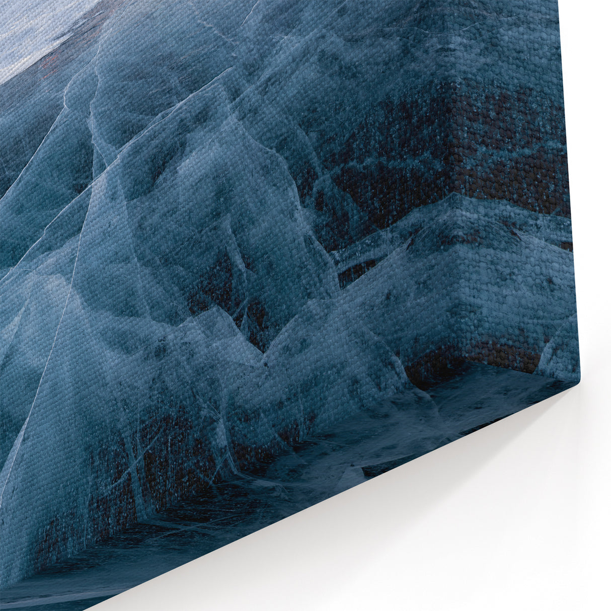 Frozen Majesty - Yukon Ice Lake Canvas
