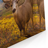 Majestic Moose in Autumn Yukon - Wildlife Canvas Art