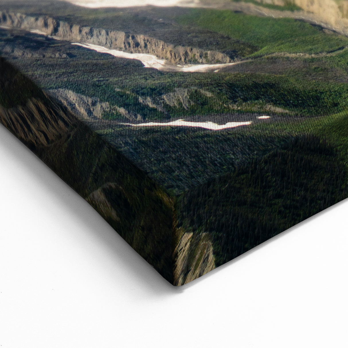 Aerial Majesty Yukon - Mountain Valley Canvas