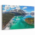 Crystal Waters of Yukon - Majestic Mountain Panorama Canvas