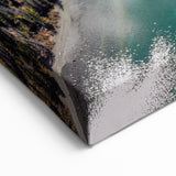 Crystal Waters of Yukon - Majestic Mountain Panorama Canvas