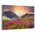 Sunset Bloom - Yukon Mountain Wildflowers Canvas