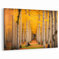 Autumn Whisper - Aspen Forest Pathway Canvas