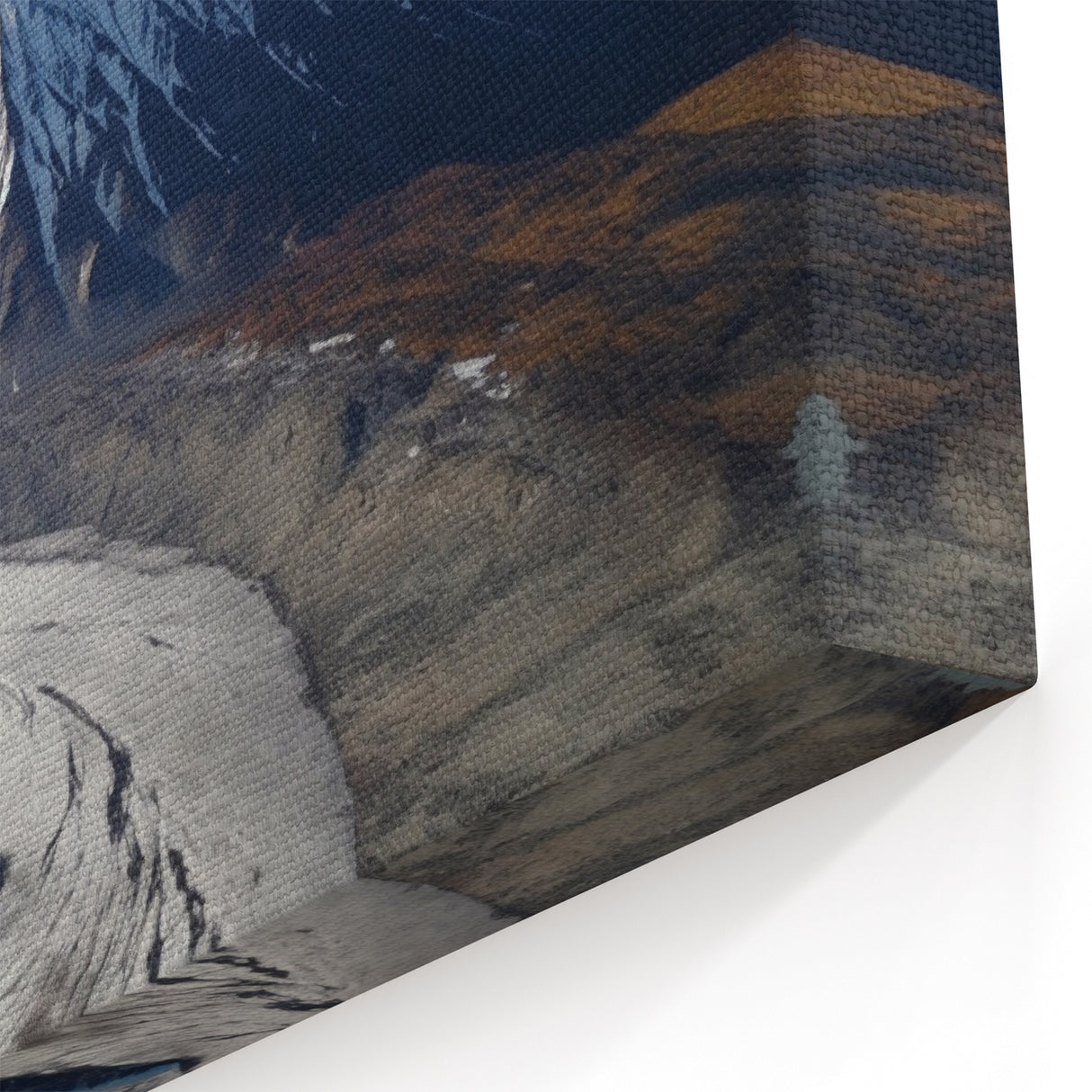 Glacial Majesty - Yukon Mountain Peak Canvas