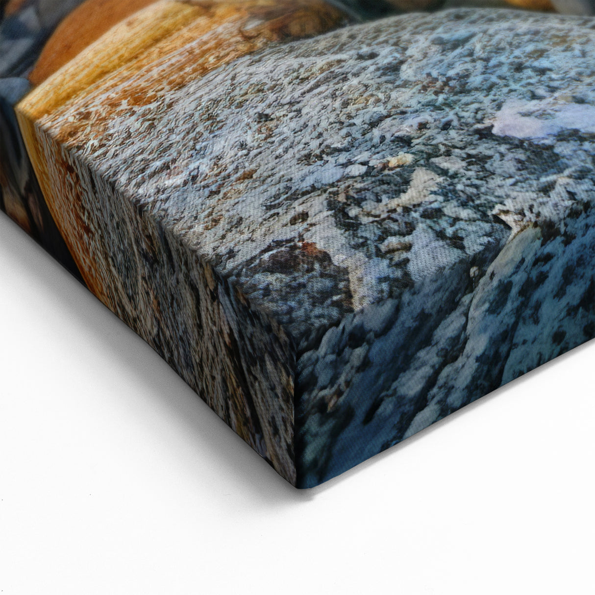 Luminous Lakeside Pebbles - Yukon Shoreline Canvas