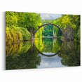 Bulgaria Wall Art – Rakotz Bridge Reflections in a Serene Forest