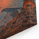 Bulgaria Travel Posters – Sunset Over Black Sea Coastline