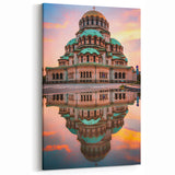 Bulgaria Wall Art – Reflection of Alexander Nevsky Cathedral at Sunrise
