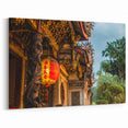 Intricate Temple Facade at Dusk - Taiwan Culture Wall Art Print