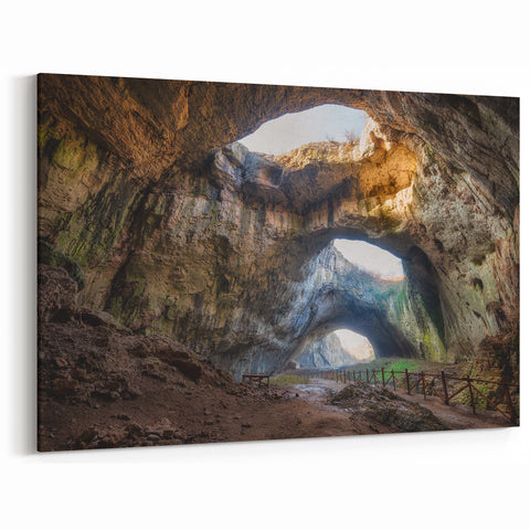 Scenic Bulgaria Prints - Devetashka Cave Landscape Art