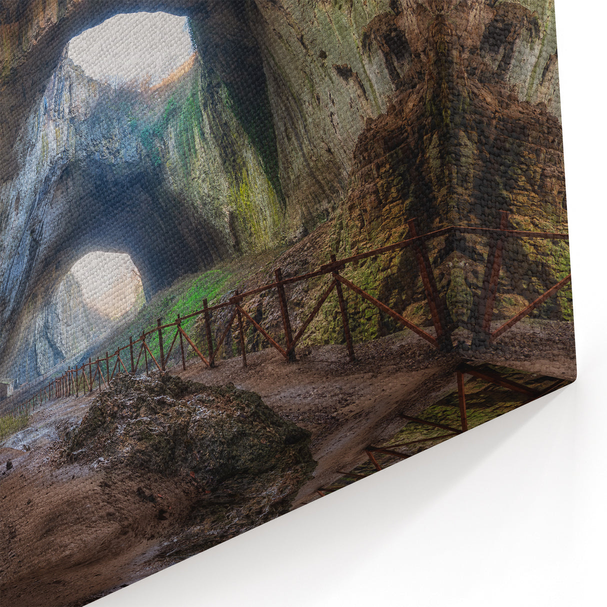 Scenic Bulgaria Prints - Devetashka Cave Landscape Art