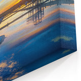 Sunset Over Taiwan Salt Fields - Reflective Nature Wall Art Print