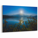 Sunrise Serenity at Taiwan Lake - Tranquil Morning Wall Art Print