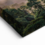 Taiwan Nature Art - Misty Mountain Sunrise Scenery