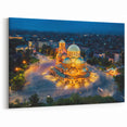 Bulgaria Travel Posters - Sofia Nighttime Glow