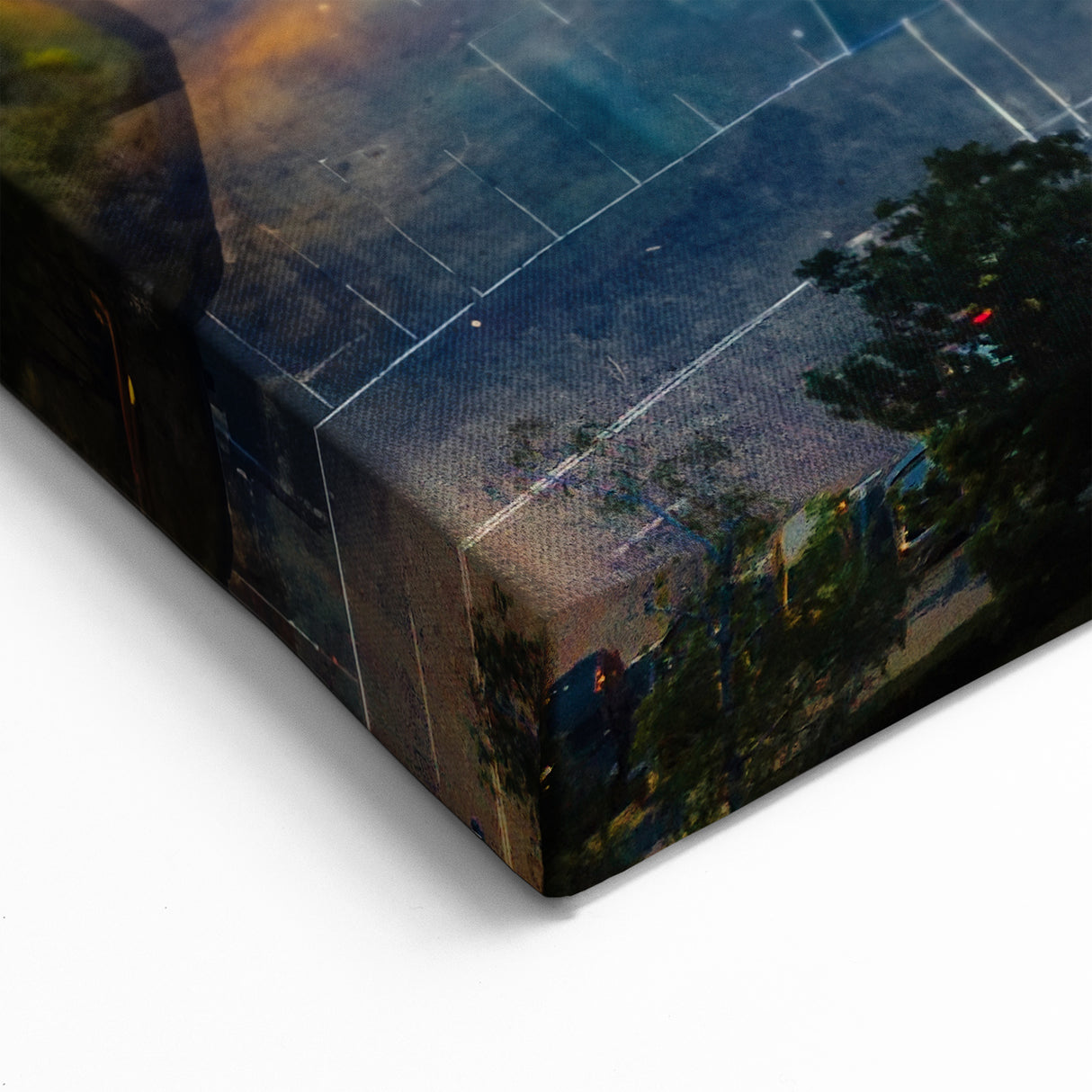 Bulgaria Travel Posters - Sofia Nighttime Glow