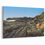 Rugged Beauty of Taiwan - Sunset Over Coastal Rocks