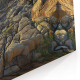 Rugged Beauty of Taiwan - Sunset Over Coastal Rocks