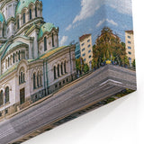 Europe Scenery Wall Art - Daylight Cathedral View