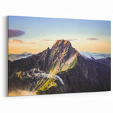 Alpine Dawn in Taiwan - Mountain Peaks and Morning Mist