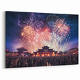Festival Lights at Taiwan Temple - Fireworks Display Art
