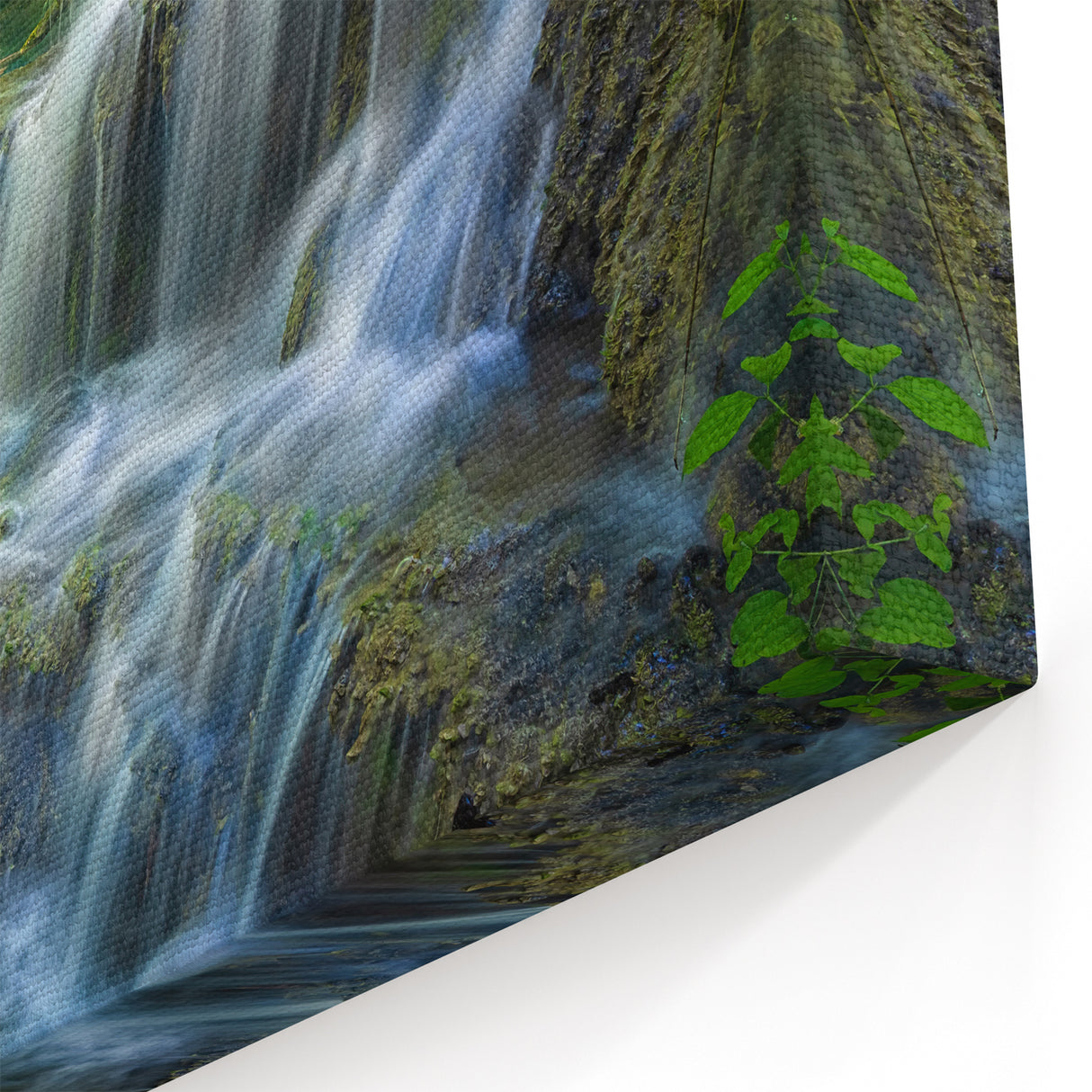 Bulgarian Nature Wall Art - Tranquil Forest Waterfall