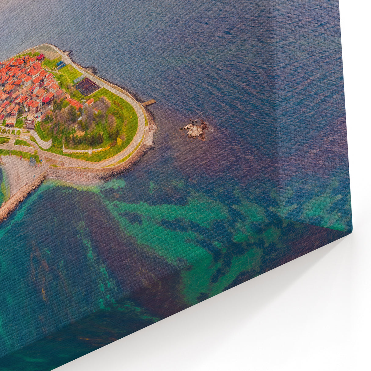 Bulgarian Landscape Art - Historic Peninsula Sunset