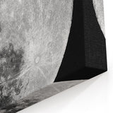 Full Moon in High Detail – Stunning Black and White Celestial Wall Art