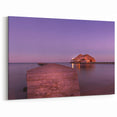 Belize Landscape Canvas - Tranquil Pier Artwork