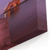 Belize Landscape Canvas - Tranquil Pier Artwork