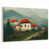 Scenic Bulgaria Prints - Rustic Village Landscape Art