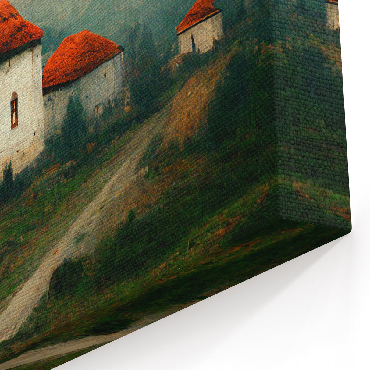 Scenic Bulgaria Prints - Rustic Village Landscape Art