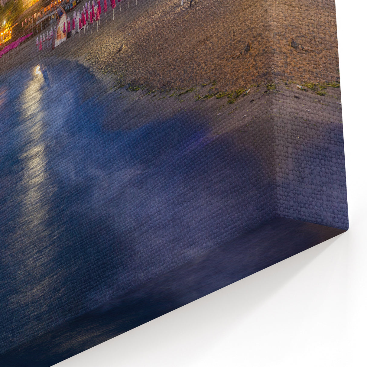 Bulgaria Travel Posters - Vibrant Black Sea Night Art