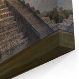 Central America Art - Majestic Mayan Pyramid Canvas
