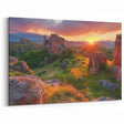Europe Scenery Wall Art - Majestic Bulgarian Sunset Print