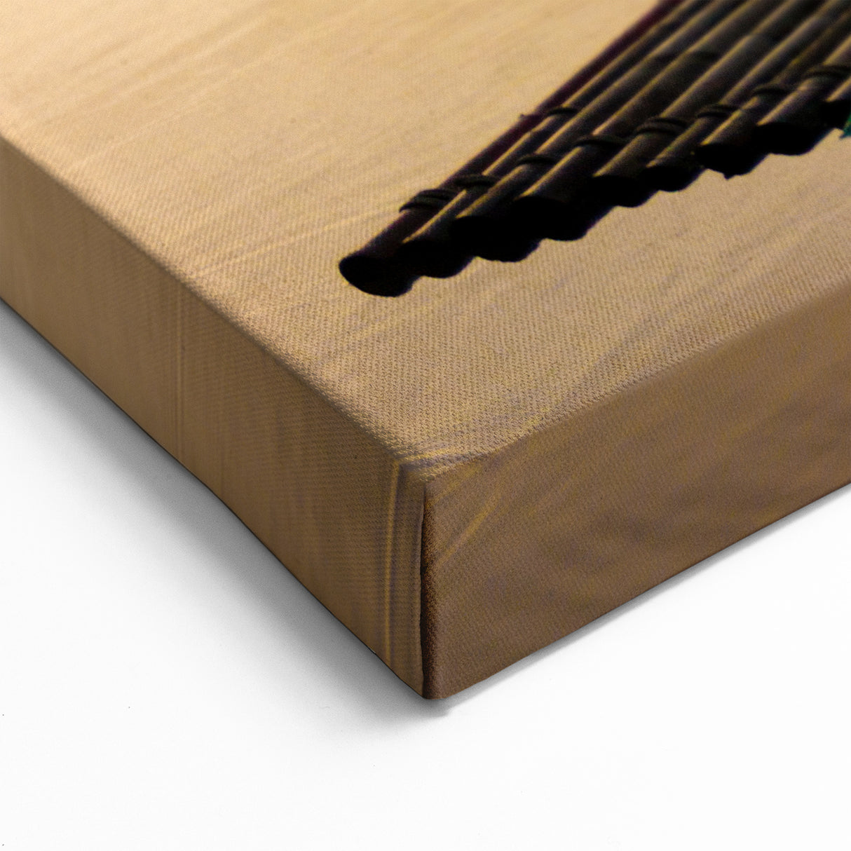 Thai Dawn Fishing - Silhouette Art on Misty River Canvas Print