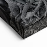 Traditional Thai Art - Buddha Entwined in Roots Canvas Print