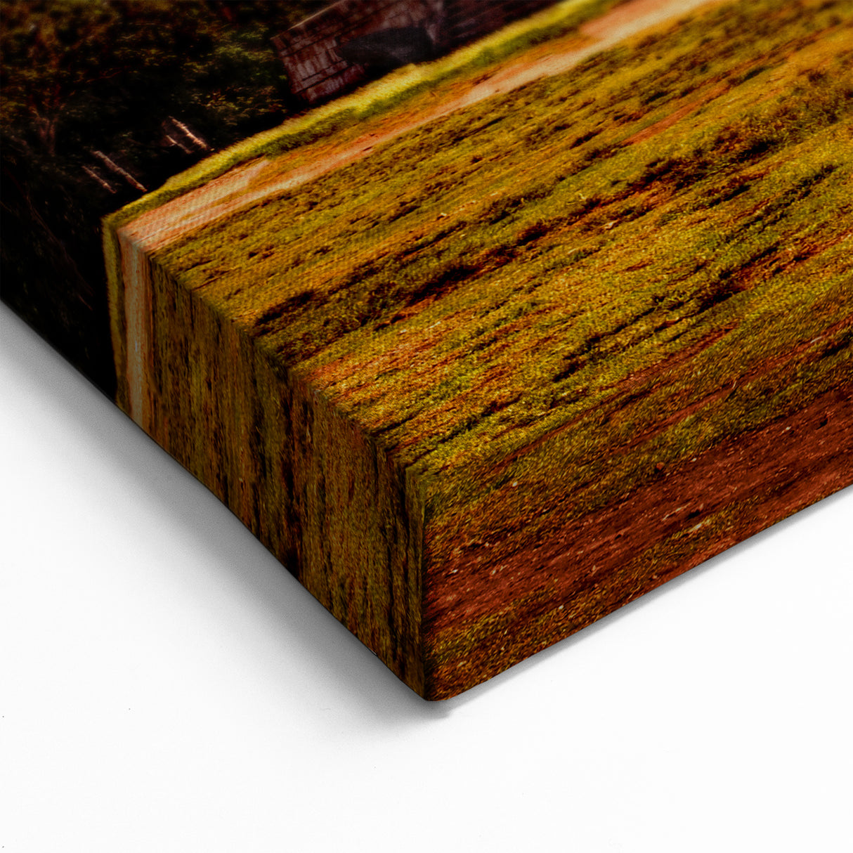 Belize Wall Art - Fiery Mayan Pyramid Canvas