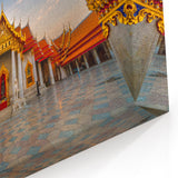 Bangkok Temple Art - Majestic Architecture Canvas Print