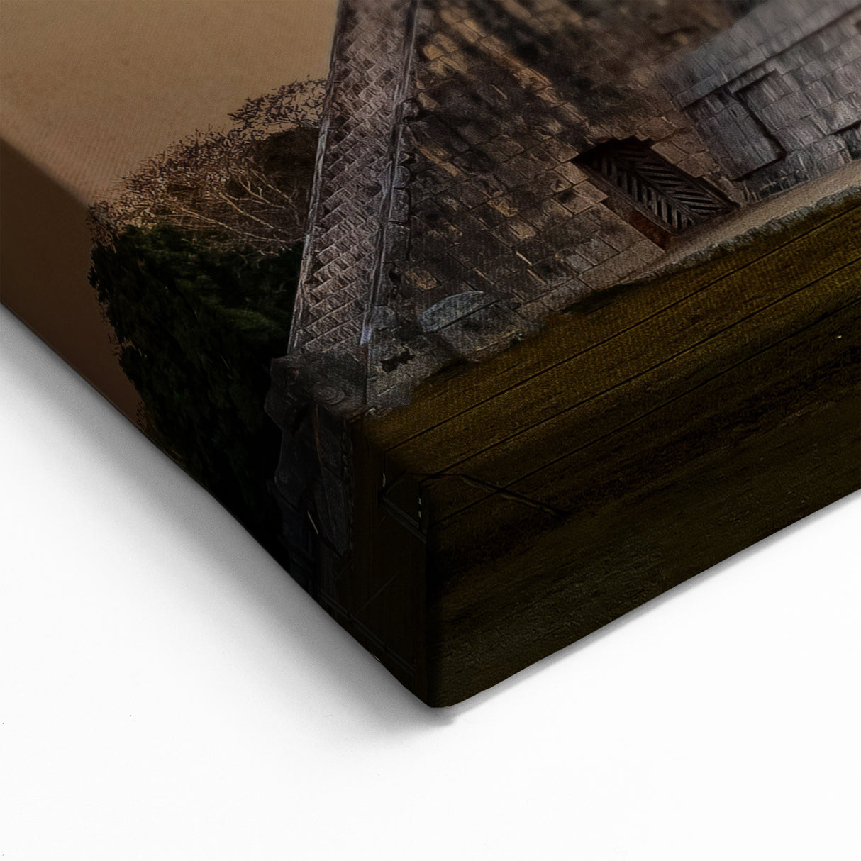 Belize Wall Art - Stormy Mayan Pyramid Canvas