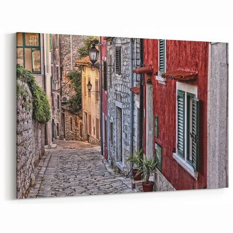 Split Croatia Art - Captivating Alleyway Canvas Print