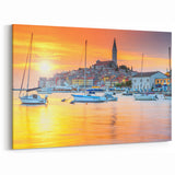Adriatic Coast Art - Rovinj Sunset Scenery Print