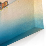 Croatian Landscape Art - Rovinj Waterfront Sunset Print