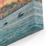 Dubrovnik Wall Art - Serene Rovinj Harbor Sunset Canvas