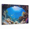 Belize Scenery Prints - Underwater Coral Paradise Canvas
