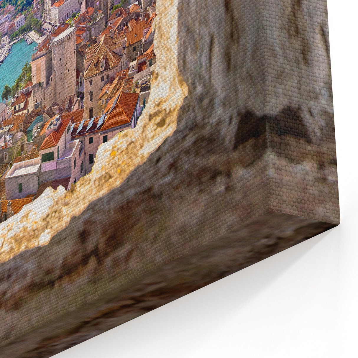 Adriatic Coast Art - Split Croatia Window View Print