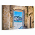 Dubrovnik Wall Art - Historic Harbor Archway View Print