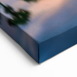 Sunset Reflections - Thai Palm Trees Canvas Art