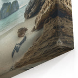 Mystic Cave Beach - Dramatic Coastal Thailand Canvas Art