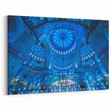 Turkish Wall Art – Blue Mosque Interior Istanbul Scenery Prints